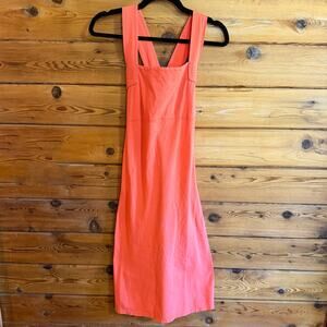 Fig Voyage Coral Travel Dress Small